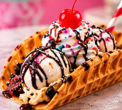 Waffle Taco at Delicias Factory in Branson