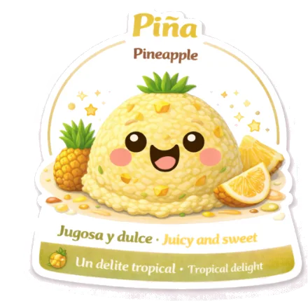 Pineapple milkshake flavor