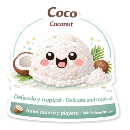 Coconut milkshake flavor