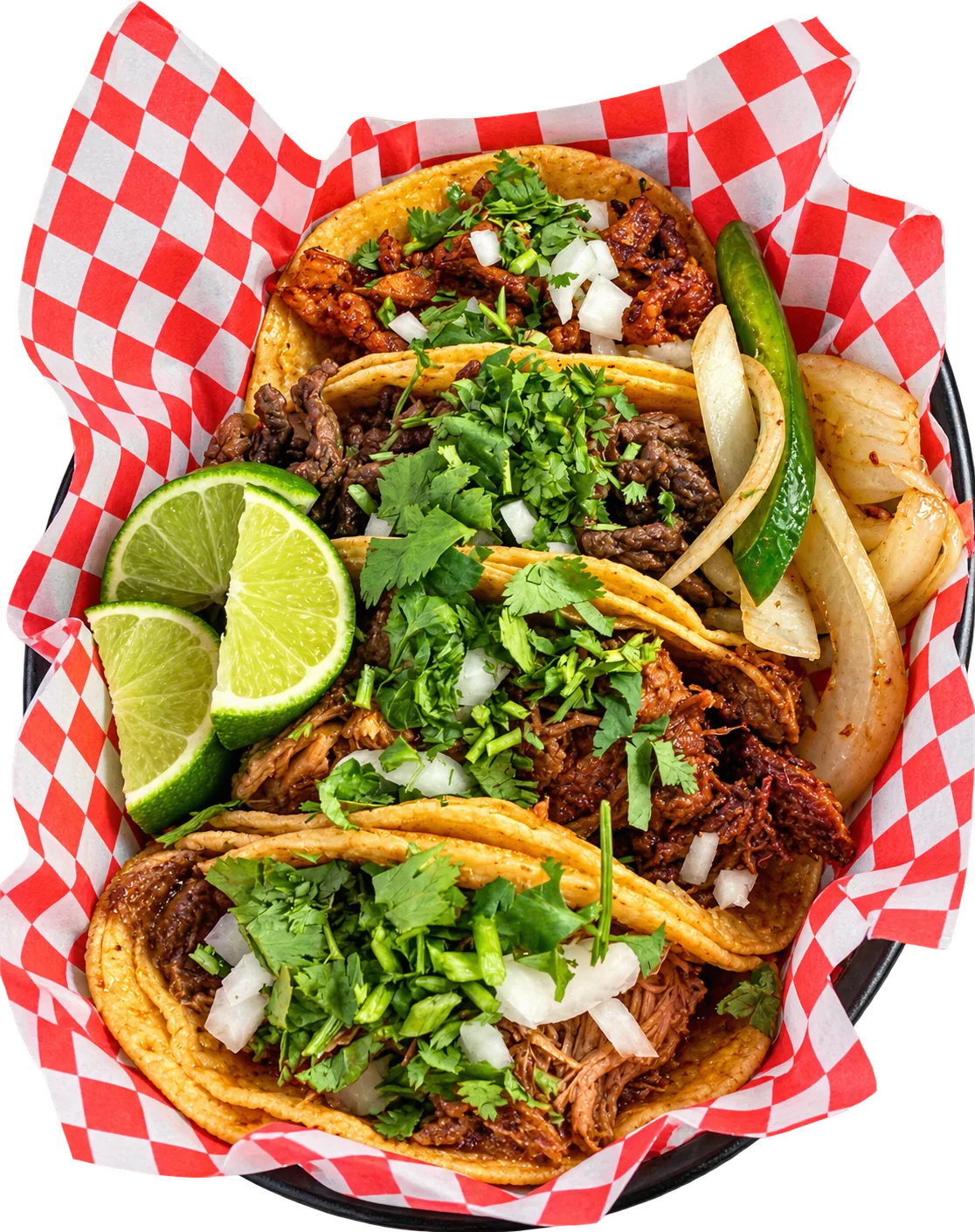 Street tacos for a taco bar by Delicias Factory catering in Branson
