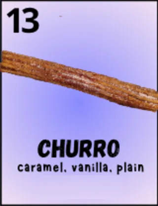 13 · Churro — antojito at Delicias Factory in Branson