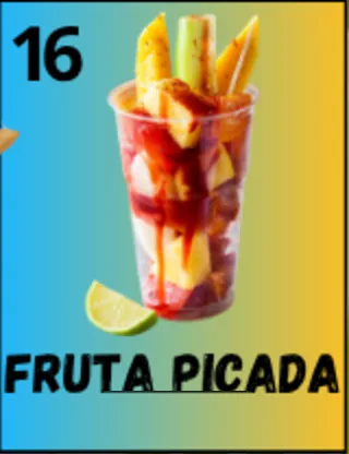 16 · Fruta Picada — antojito at Delicias Factory in Branson