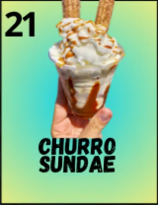 21 · Churro Sundae — antojito at Delicias Factory in Branson