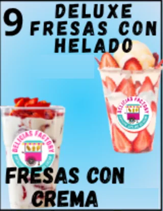 9 · Fresas con Crema — antojito at Delicias Factory in Branson
