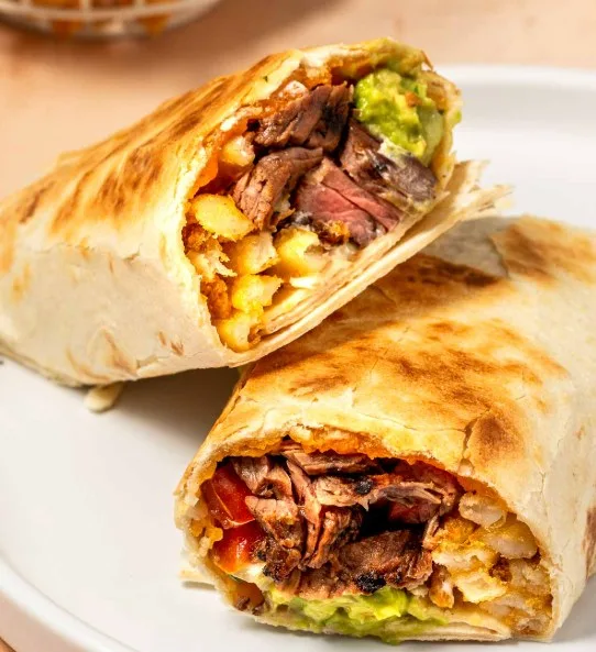 Deluxe Burrito at Delicias Factory in Branson