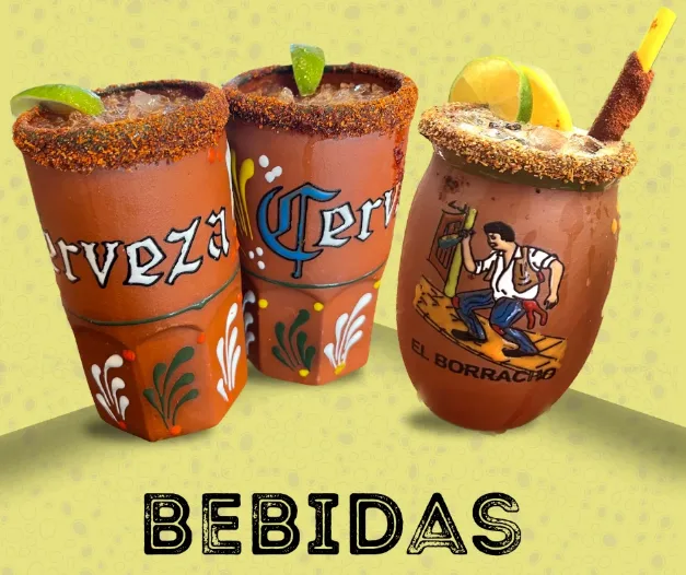 Aguas frescas and drinks at Delicias Factory